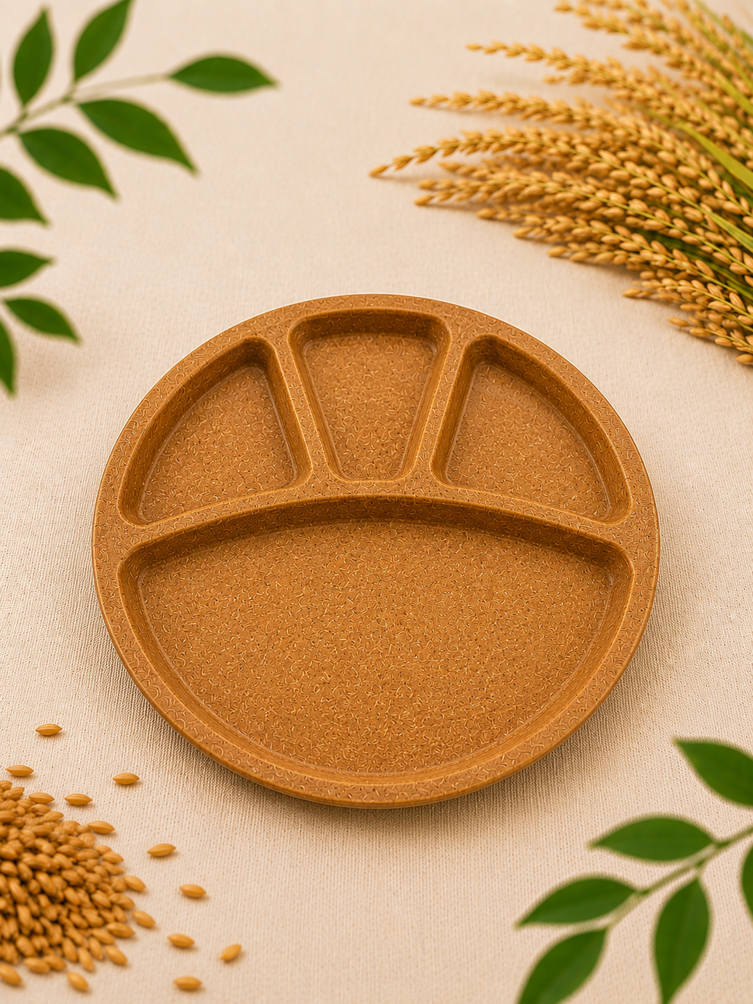 Rice Husk Thali Plates